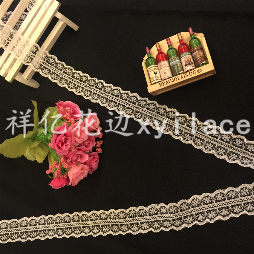 无弹花边 蕾丝面料 蕾丝花边 饰品工艺品辅料W0017