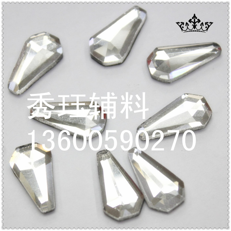 异型钻10*20平底花瓶中东玻璃钻 异形钻辅料