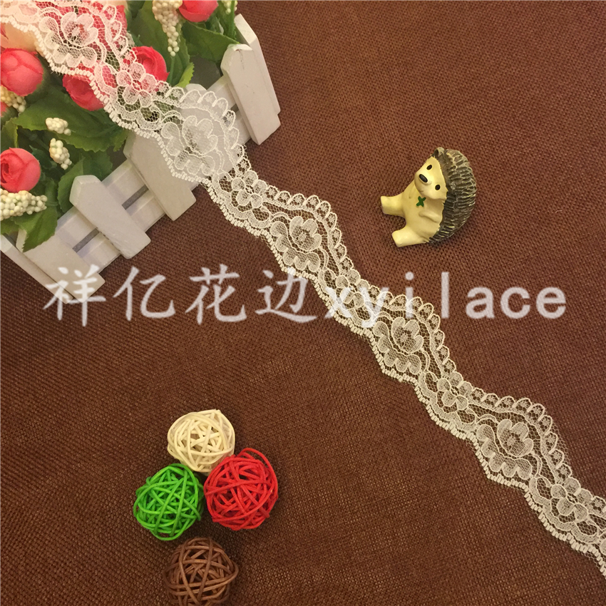 现货波浪无弹花边 蕾丝花边 内衣袜子辅料 W0241