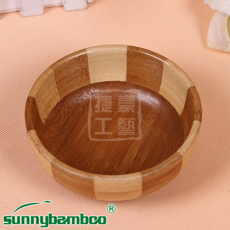 Yiwu's exquisite wooden creative bowls, high-quality and eco-friendly bamboo and wood tableware details Picture