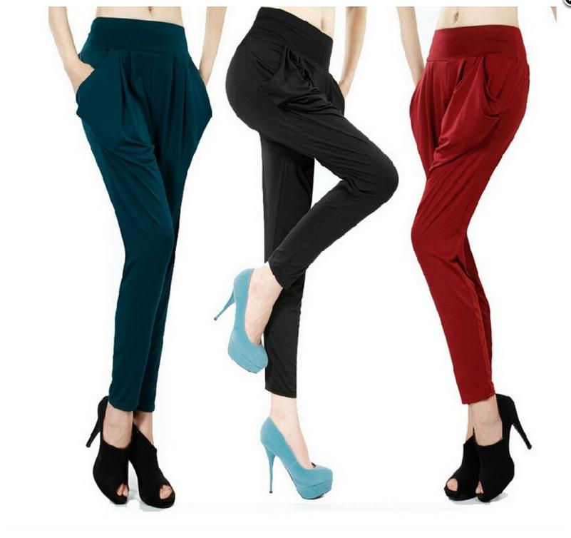 New milk silk spring/summer thin colored candy-colored Harun pants, capillaries and leggings details Picture