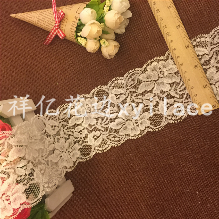弹力花边 蕾丝面料 花边 服装辅料 工厂现货 H0398