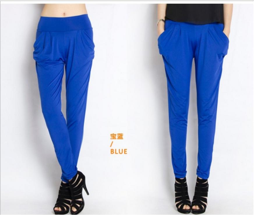 New milk silk spring/summer thin colored candy-colored Harun pants, capillaries and leggings Application Scenario
