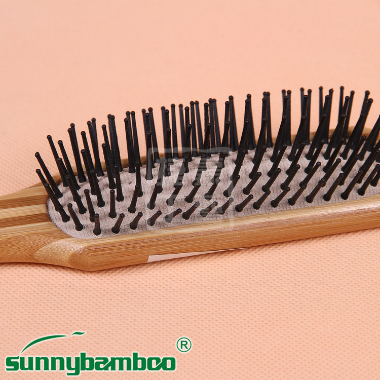 Yiwu Good Goods High-Grade Air Cushion Comb Bamboo Big Board Comb Guarantee Key Massage Comb Zebra Craft Comb Specification drawing