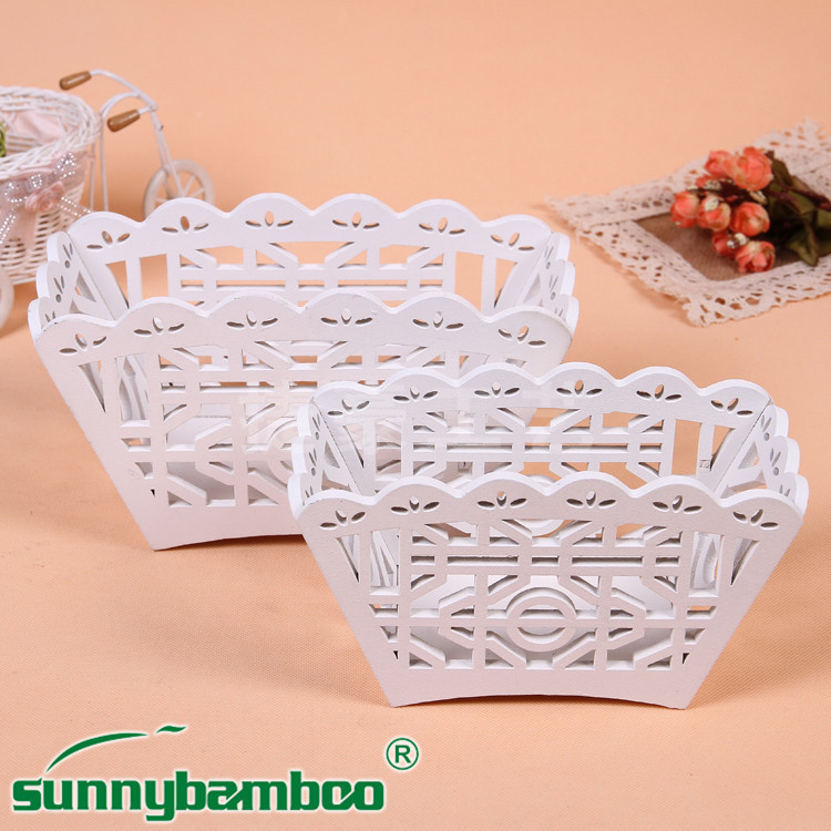 Yiwu Good Goods Creative Life small wooden boxes, high-end wooden storage boxes, flower baskets, custom wooden boxes and flower boxes Specification image