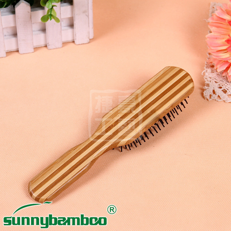 Yiwu Good Goods High-Grade Air Cushion Comb Bamboo Big Board Comb Guarantee Key Massage Comb Zebra Craft Comb details Picture