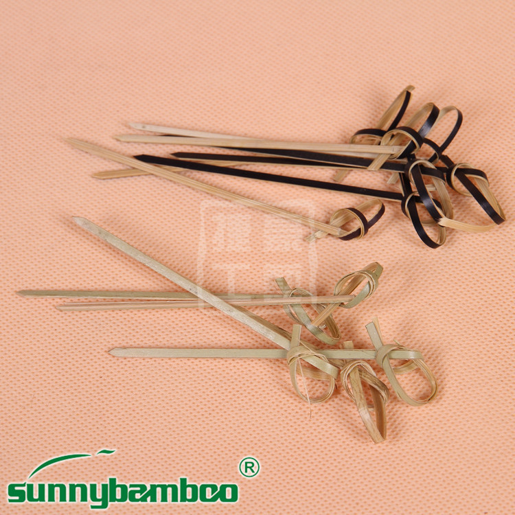 Knotted sticks, bamboo sticks, fruit sticks, disposable bamboo and fruit sticks, fruit forks, fancy fruit sticks