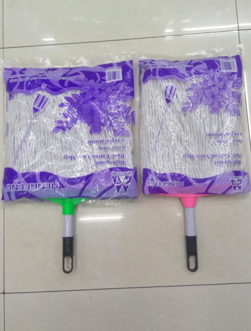 Cotton mop head common mop head ground mop head cotton thread mop head ordinary rotary joint mop head