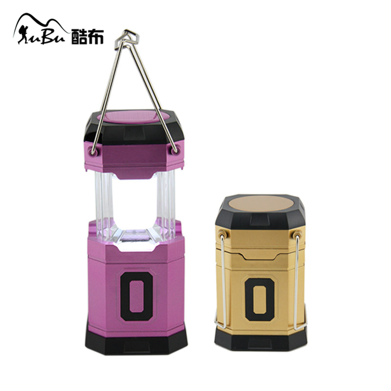 Retractable plastic lantern battery non-rechargeable camping light camp light Camping light LED emergency light