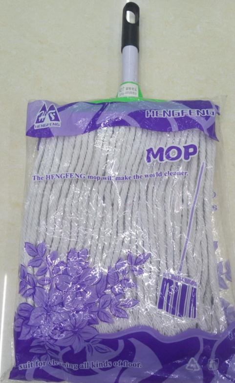 Wring cotton yarn water ordinary mop round head office mop wring old household absorbent mop thumbnail