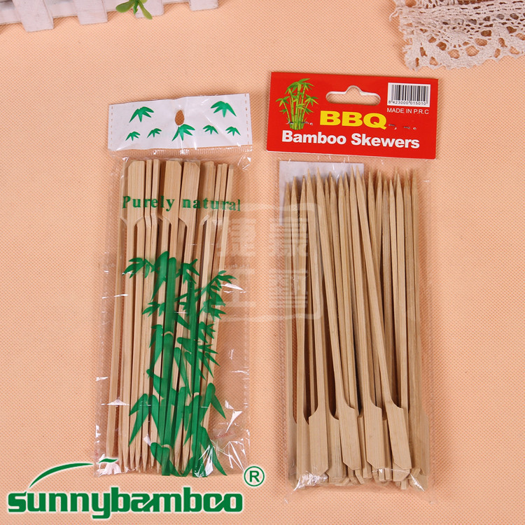 Yiwu Good products: Guandong boiled meat skewers, bamboo stick barbecue, disposable meatballs, square bamboo sticks, factory direct sales and wholesale details Picture
