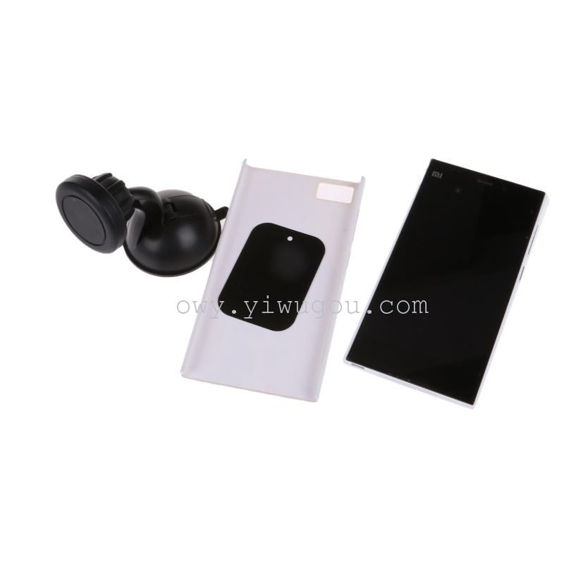 车载手机架磁性磁铁吸盘通用手机座ABS材质汽车内饰用品产品图