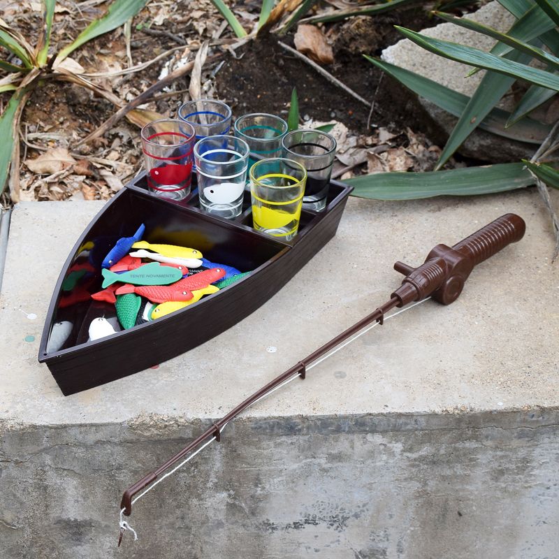 Fishing games Wine glasses entertainment wine set Creative KTV bar drinking games
