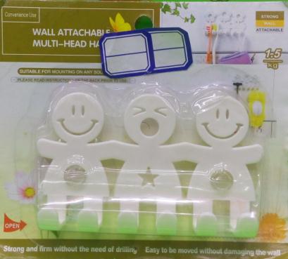 Suction cup smiley face toothbrush holder flower toothbrush holder toothbrush holder toothbrush holder to hang the bath and wash