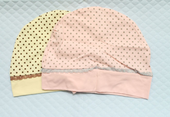 Maternity hat, mommy hat, polka dot bow to prevent headwind, pregnant woman hat and postpartum hat Application Scenario
