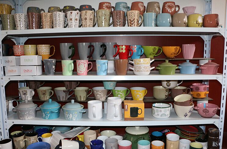 Wholesale inventory of foreign trade surplus ceramic cups and bowls, hot sales at street stalls and general merchandise markets Specification image