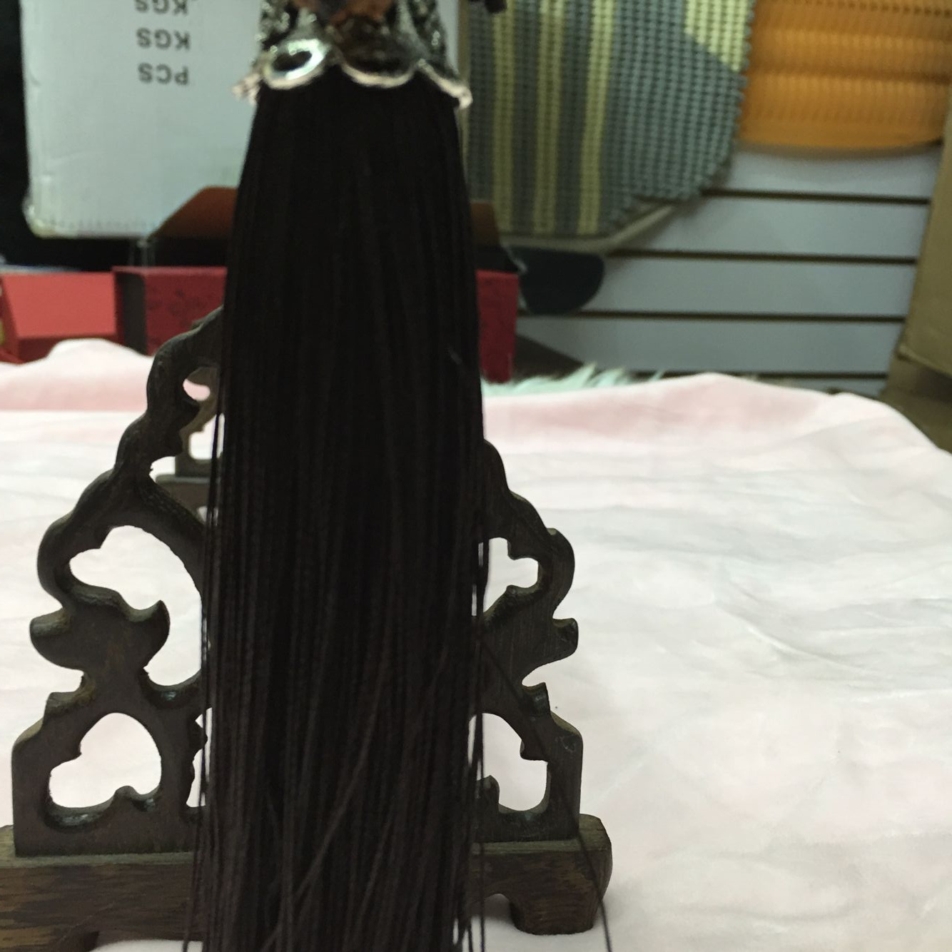 桃木佛像挂件饰品观音菩萨后视镜汽车挂件平安符保平安产品图