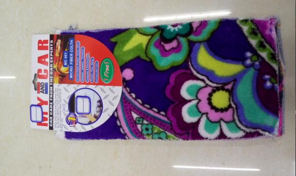 Thickened coral velvet duster can't absorb water and mop floor furniture table glass kitchen dishcloth cleaning towel
