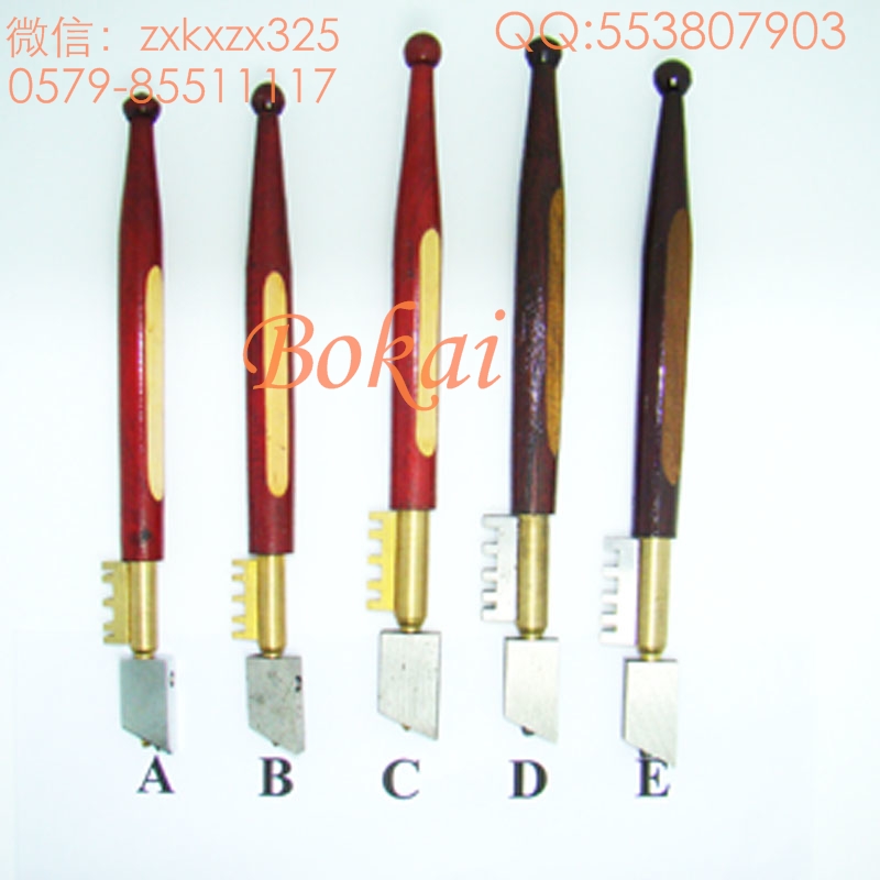 Diamond glass knife Redwood handle glass cutter Diamond glass knife