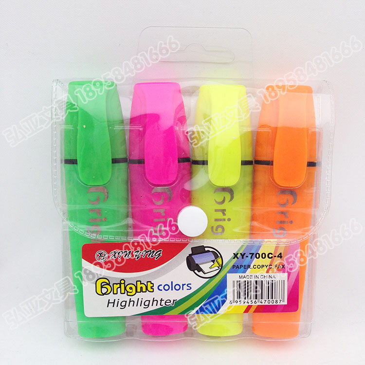 Highlighter Set 4-color 6-color Highlighter Pen Color Pen marker pen