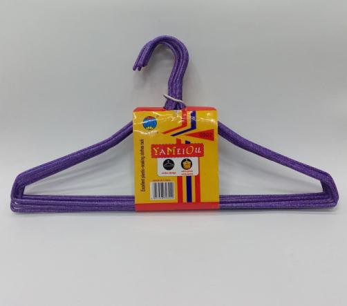 10 adult iron clothes hangers impregnated with coarse wire drying clothes hangers impregnated with wire for adult 322