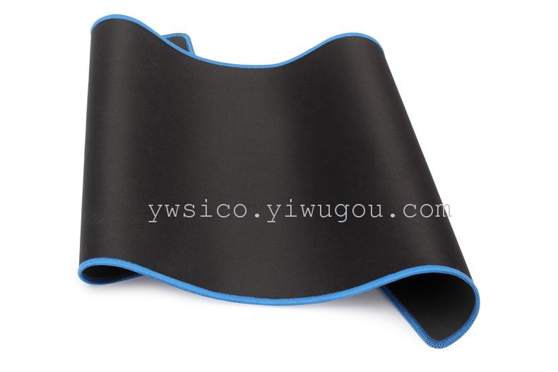 Manufacturers direct all kinds of large specifications of black cloth color printing sealing edge big mouse pad thumbnail