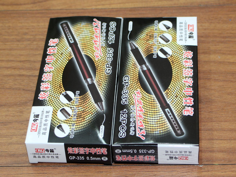 Factory direct sale of colorful gel pens, business signature pens 335, essential for exams, 0.5mm pen tips Application Scenario