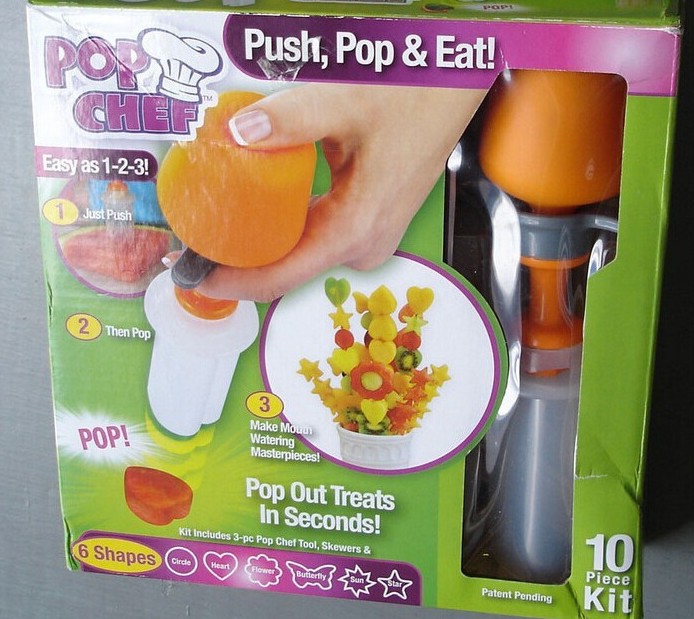 Plastic model fruit and vegetable carver for TS POP CHEF kitchen