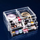 大号三层4格抽屉收纳盒桌面化妆品透明亚克力盒香水指甲油收纳盒图