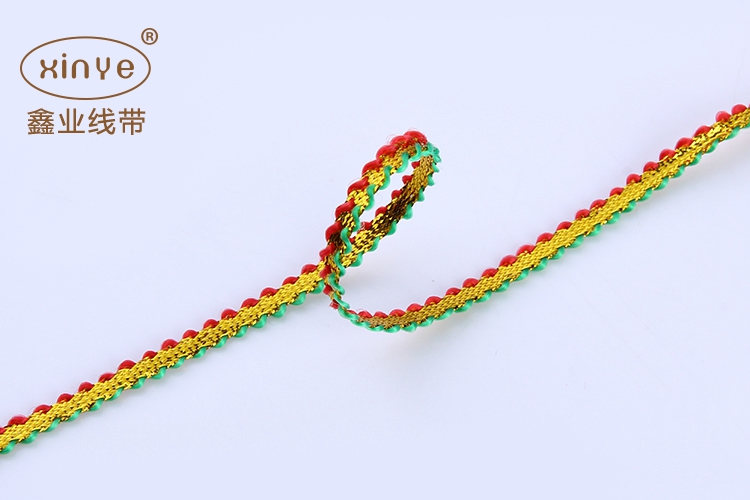 Manufacturers Wholesale Color Polyester Textile Lace Accessories Lace Clothing Line Specification drawing