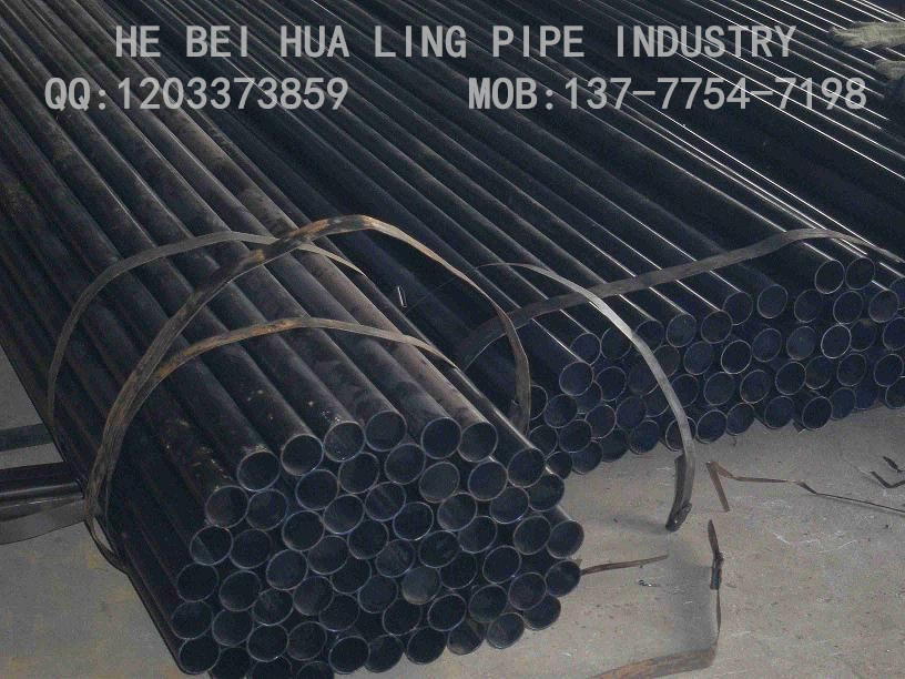 黑色退火圆管 镀锌管 圆管 穿线管 建筑用管 铁管细节图