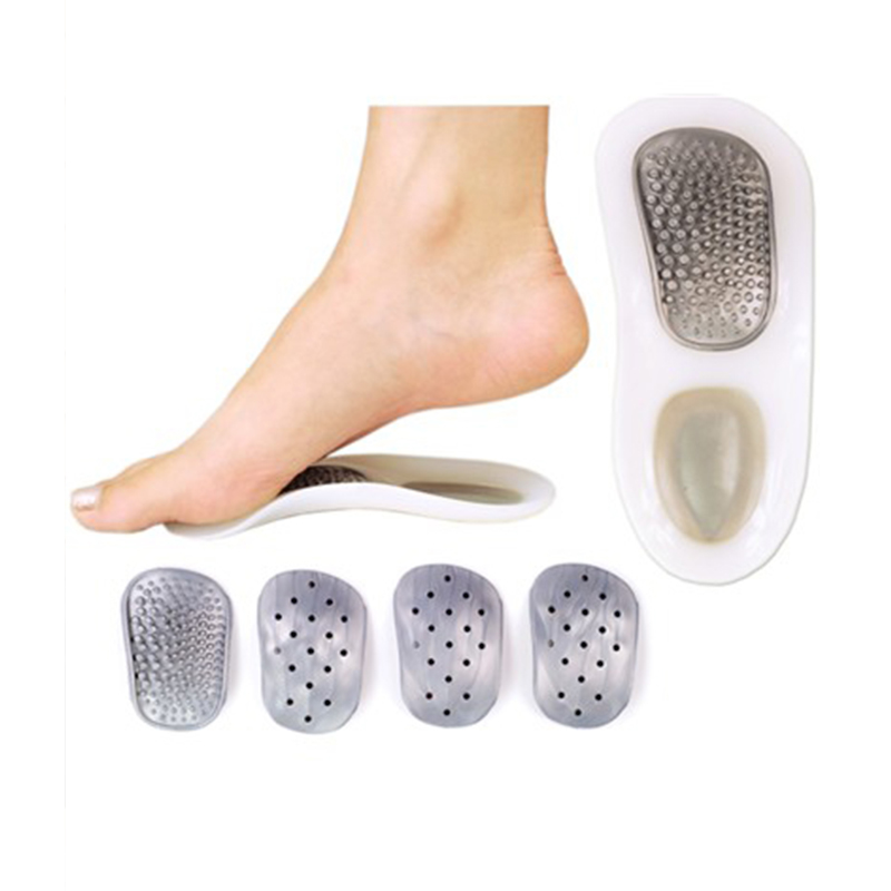 Flat foot correction inside and out scutched arch pad XO leg arch correction insole