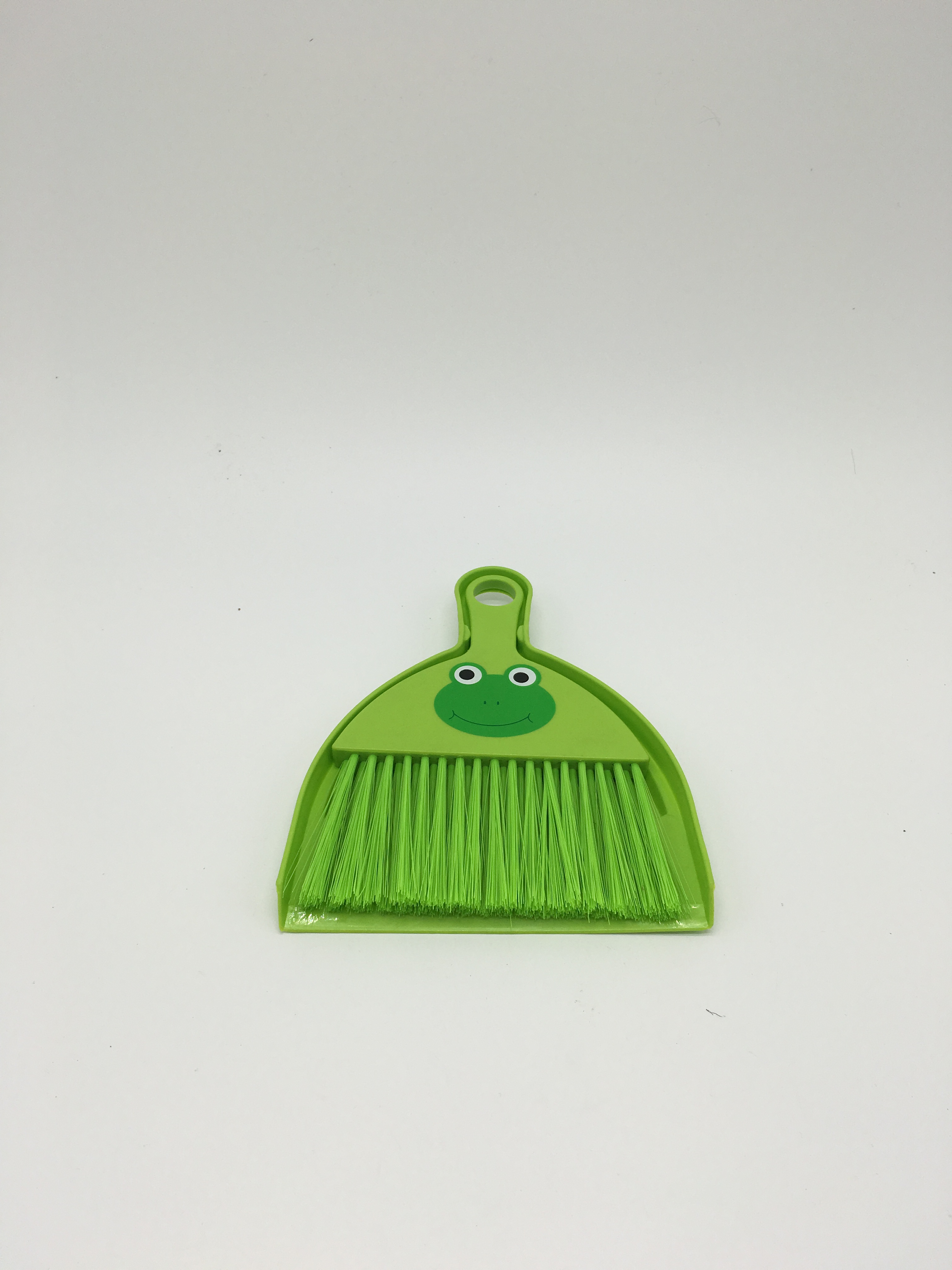 卡通迷你桌面清洁刷 键盘刷 带簸箕小扫把套装 连铲刷产品图