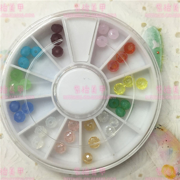 美甲珠子玻璃珠剔透精致日本日系用品独家可爱饰品装饰配件