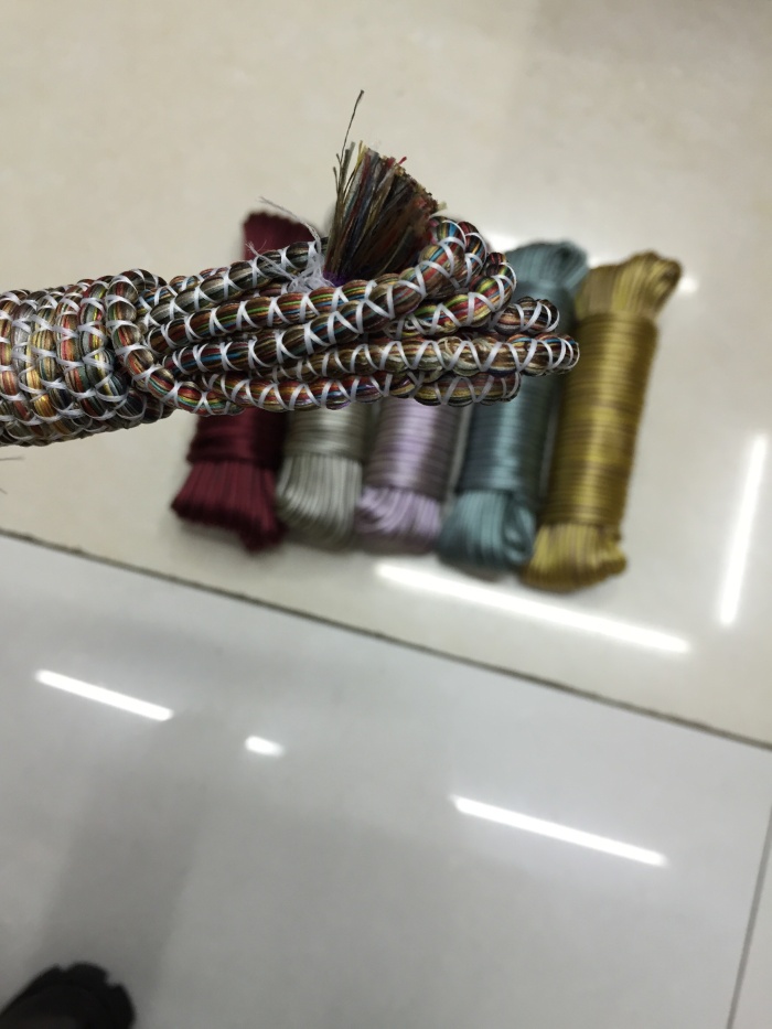 加粗多功能尼龙防滑防风晾衣绳10米 户外晒被晾衣绳细节图