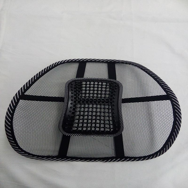 汽车用品 汽车腰靠车用按摩靠背家用办公室小皮钉按摩腰靠