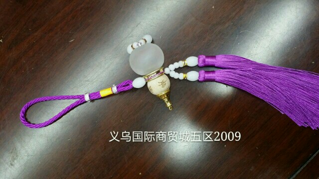 Double-tassel car hoisting rope hoist pendants and decorations. Free shipping for large quantities, factory direct sales Specification image