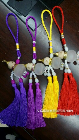 Double-tassel car hoisting rope hoist pendants and decorations. Free shipping for large quantities, factory direct sales