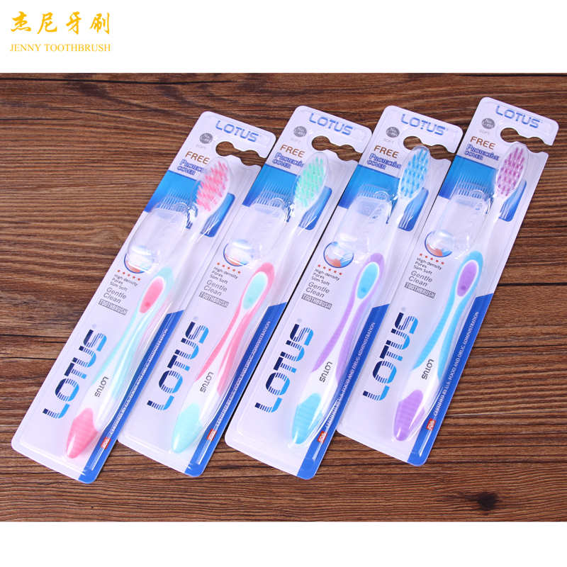 Non-slip handle soft bristle toothbrush gingival cleaning tooth brush head Cover L-491