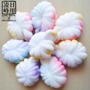 韩国日系60克手挽浴花 洗浴用品批发 彩色沐浴球细节图