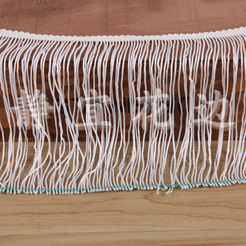 Simple Row Fringe Scarf Dress Lace details Picture