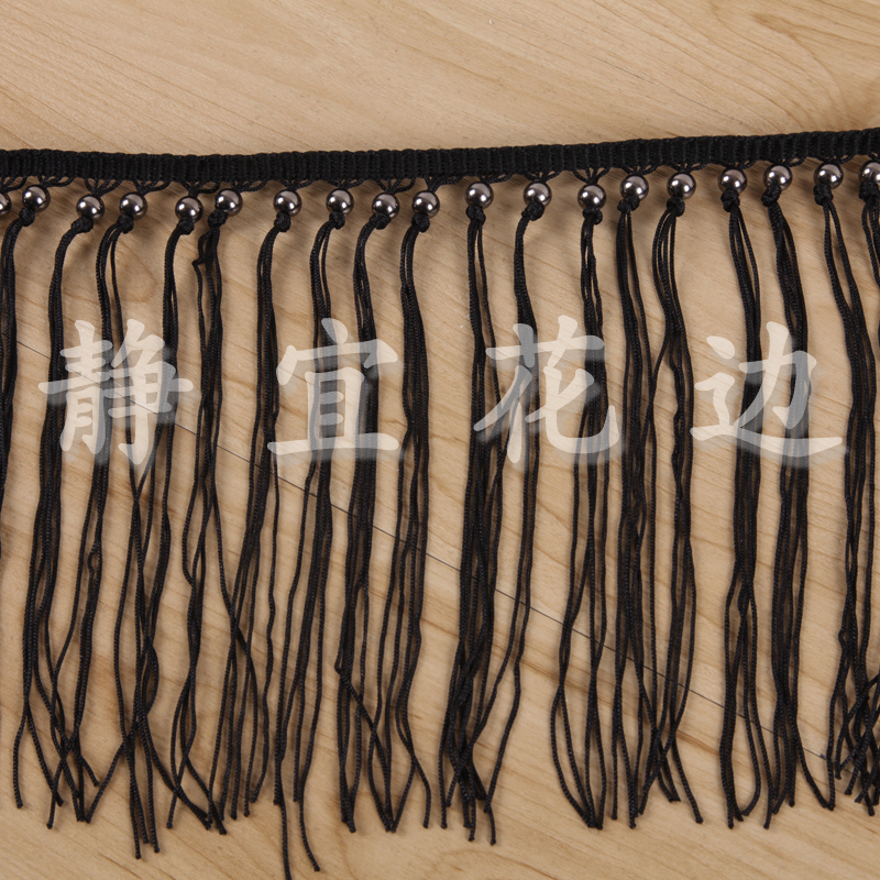 Small Iron Bead Knotted Fringe Garment Accessories Specification drawing