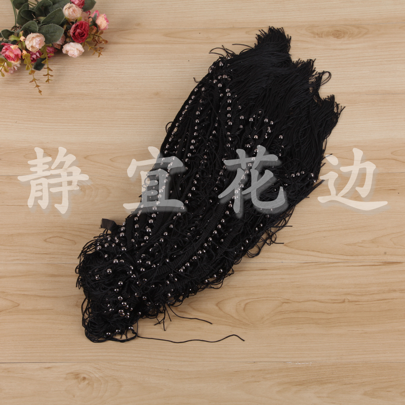 Small Iron Bead Knotted Fringe Garment Accessories Application Scenario