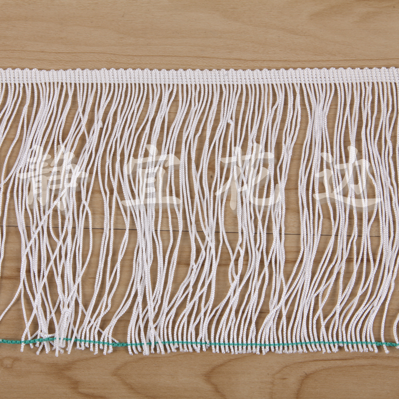 Simple Row Fringe Scarf Dress Lace Application Scenario