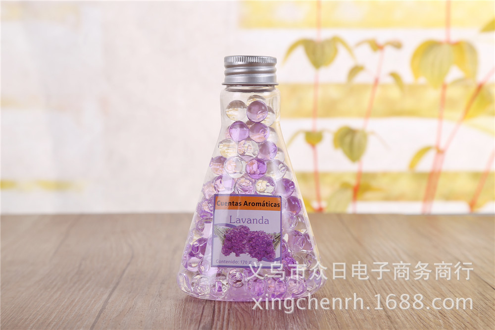 Air Freshener Triangle Bottle Perfume Bead Car Aroma Agent Absorbent Resin Household Solid Deodorant Specification drawing