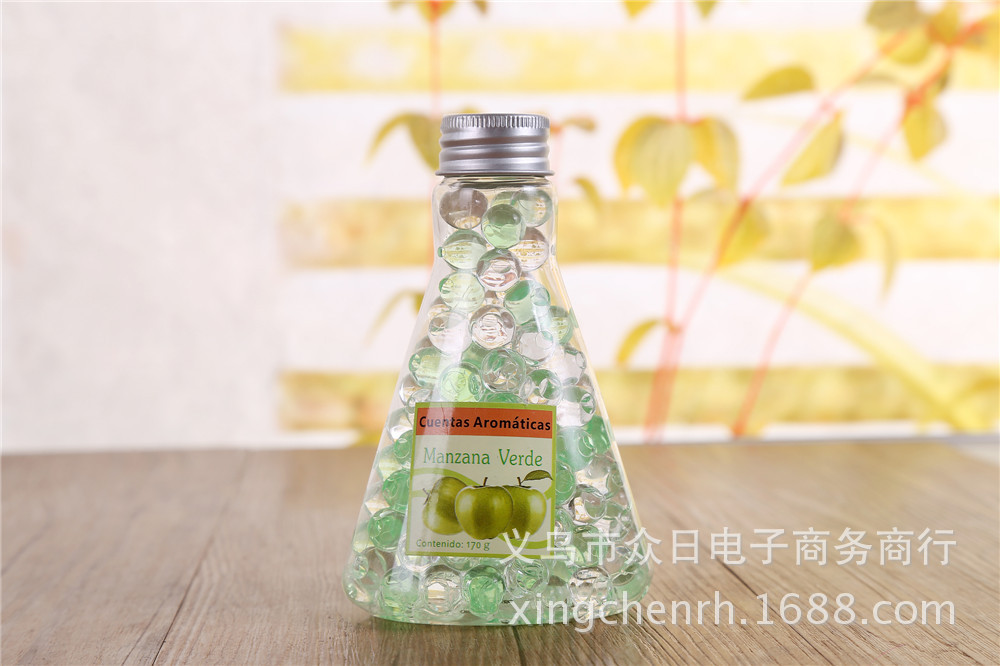 Air Freshener Triangle Bottle Perfume Bead Car Aroma Agent Absorbent Resin Household Solid Deodorant details Picture