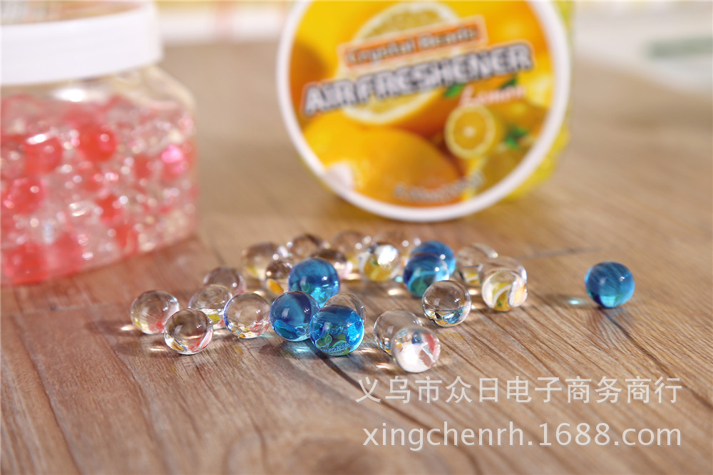 Household Deodorant Indoor Air Freshener Ocean Baby Absorbent Resin Car Fragrance Square Bottle Perfume Beads details Picture