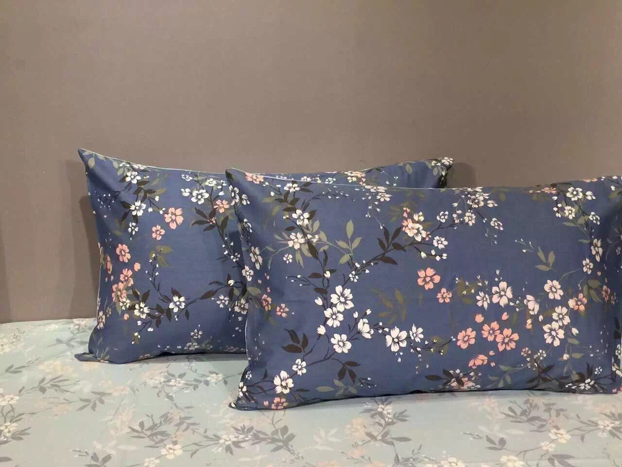 Bedding, 4-piece set manufacturer, cheap, all-cotton, reactive printed small flowers, foreign trade Specification image