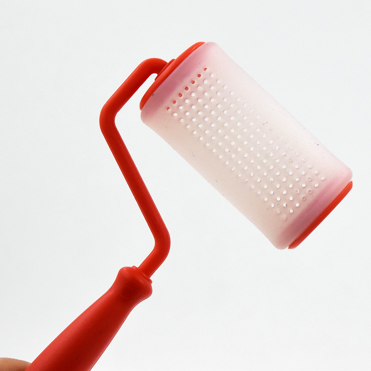 滚刷泡茶器 硅胶泡茶器 茶漏 滤茶器 小人茶勺细节图