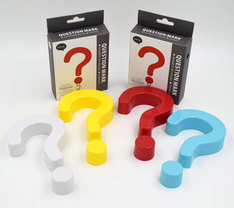 Question mark key hanging/symbol key chain/Question mark magnet/foreign trade fashion